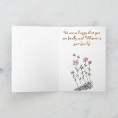 Bewerkbaar hart van Kinder adoptie voltooid Kaart (Binnen)