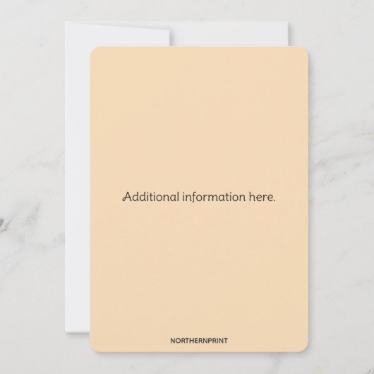 Bewerkbaar herfstfeest met bladeren en bessen kaart (Achterkant)