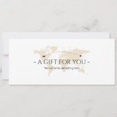 Bewerkbaar Honolulu Boarding Pass Vliegticket Kaart (Achterkant)