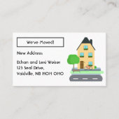 Bewerkbaar huis We hebben de aankondiging verplaat (Voorkant)