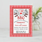 Bewerkbaar I Do BBQ-Verloving Kaart (Staand voorkant)