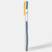 Bewerkbaar inscriptie Verkleurde lijnen minimalist Case-Mate iPhone Case (Achterkant / Links)