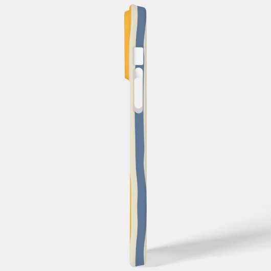 Bewerkbaar inscriptie Verkleurde lijnen minimalist Case-Mate iPhone Case (Achterkant / Links)