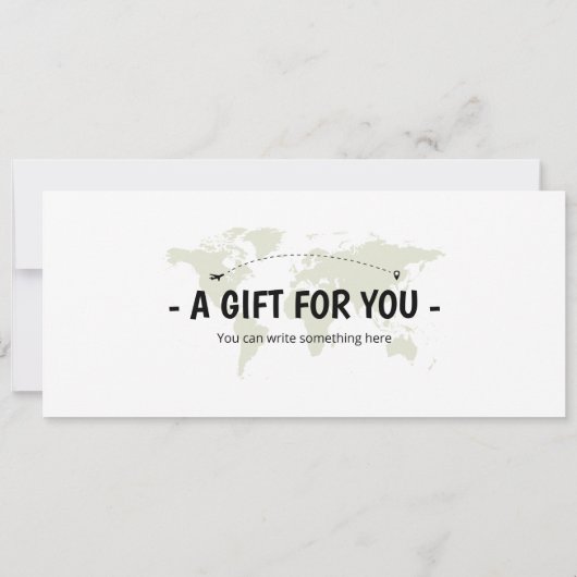 Bewerkbaar Ireland Plane Boarding Pass Ticket Kaart (Achterkant)