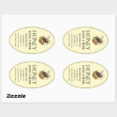 Bewerkbaar Ivoor 24 oz Queenline Honing Etiket (Vel)