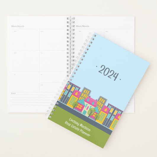 Bewerkbaar Jaar Schattigee makelaar Planner (Display)