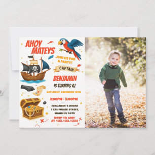 Bewerkbaar Jongens Meisjes Treasure Hunt Theme Kaart