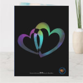 Bewerkbaar - jubileum felicitaties met vuurwerk kaart (Achterkant)