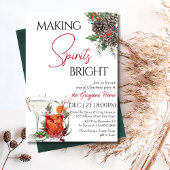 Bewerkbaar kerstfeestje kaart