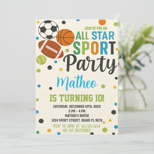 Bewerkbaar Kinder partij ontwerp Kaart (Staand voorkant)