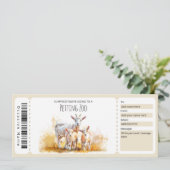 Bewerkbaar kinderboerderij cadeaubon kaart (Staand voorkant)