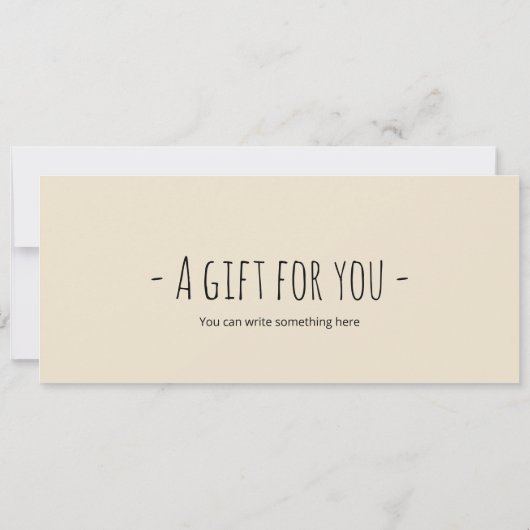 Bewerkbaar kinderboerderij cadeaubon kaart (Achterkant)