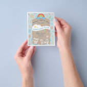 Bewerkbaar kinderfolder! Schattig en esthetisch Flyer (Hand)
