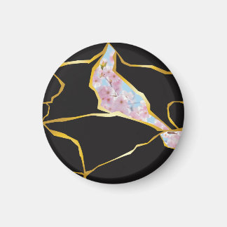 Bewerkbaar Kintsugi-ontwerp magneet