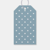 Bewerkbaar Kleur Klassiek Rond Monogram Trouwfeest Cadeaulabel (Achterkant)