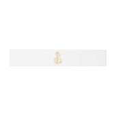 BEWERKBAAR KLEUR SL monogram LS monogram buikband Uitnodigingen Wikkel (Vlak)