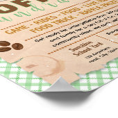 Bewerkbaar koffiefonds flyer poster (Hoek)