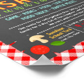 Bewerkbaar lasagna fondsenwervingsflyer poster (Hoek)