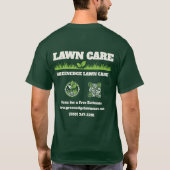 Bewerkbaar Lawn Care Personeel Shirt | Aangepast (Achterkant)