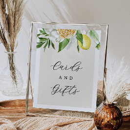 Bewerkbaar Lemon Vrijgezellenfeest Kaarten & Gifts Poster