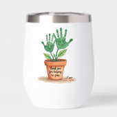 Bewerkbaar lerarengeschenk met handafdruk kunst (Achterkant)