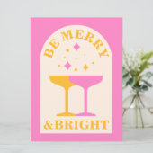 Bewerkbaar, leuk met helder kerstmenu menu (Staand voorkant)