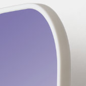 (bewerkbaar) Lichte Paarse Kleur Ombre & Jouw teks Pickleball Paddle (Links Detail)