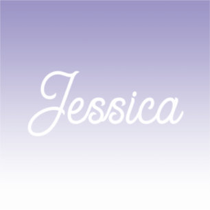 (bewerkbaar) Lichte Paarse Kleur Ombre & Jouw teks Sticker