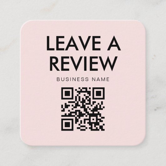 Bewerkbaar Logo Roze Bedankt Pakket Informatiekaartje (Voorkant)