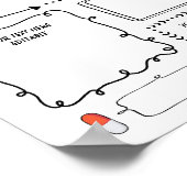 Bewerkbaar Maak kennis met de afdrukbare School Nu Poster (Hoek)