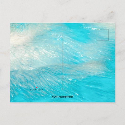 Bewerkbaar Mermaid Invitation Briefkaart (Achterkant)