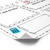 Bewerkbaar Mijn jaar in Review Afdrukbaar Poster (Hoek)