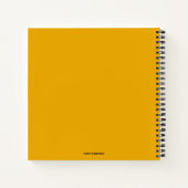 Bewerkbaar Mijn leesjournaal Notitieboek (Achterkant)