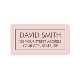 Bewerkbaar Modern minimaal retouradres Etiket