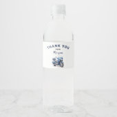 Bewerkbaar Motorfiets Verjaardag Waterfles Label Waterfles Etiket (Voorkant)