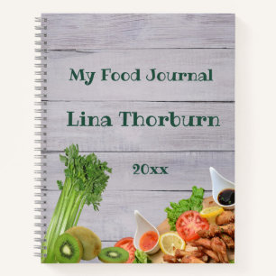 Bewerkbaar My Food Journal Notitieboek