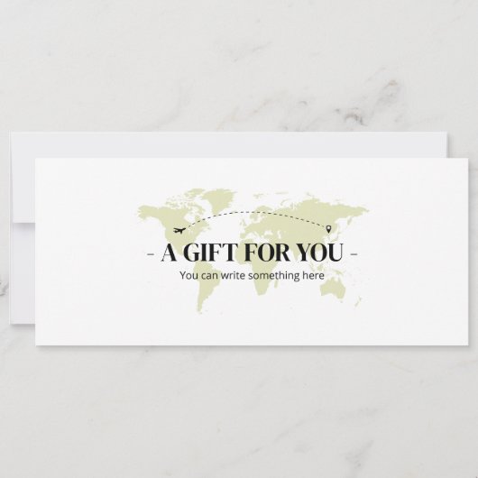 Bewerkbaar Nederland Boarding Pass Vliegticket Kaart (Achterkant)