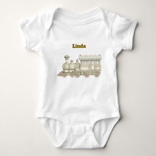 Bewerkbaar neutrale baby-body romper (Voorkant)