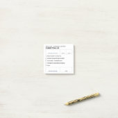 Bewerkbaar Notarieel Journal Foutcorrectie Logboek Post-it® Notes (Op bureau)