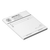 Bewerkbaar Notitieblok voor Recepten (Schuin)