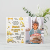 Bewerkbaar onder constructie Verjaardagsuitnodigin Kaart (Staand voorkant)