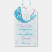 Bewerkbaar onder de Zee Party voorkeurslabels Cadeaulabel (Voorkant)