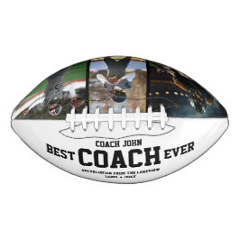 Bewerkbaar ontwerp voor waardering van voetbalcoac american football