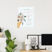 Bewerkbaar, Opgepakt Bruids Welkom poster (Thuiskantoor)
