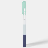 Bewerkbaar opschrift Kleurblok Horizontale streep Case-Mate iPhone Case (Achterkant / Links)