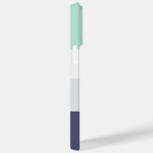 Bewerkbaar opschrift Kleurblok Horizontale streep Case-Mate iPhone Case (Achterkant / Rechts)