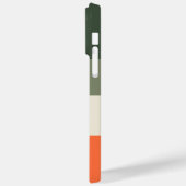 Bewerkbaar opschrift Kleurblok Horizontale streep Case-Mate iPhone Case (Achterkant / Links)