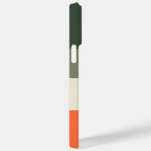 Bewerkbaar opschrift Kleurblok Horizontale streep Case-Mate iPhone Case (Achterkant / Rechts)