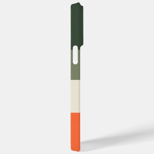 Bewerkbaar opschrift Kleurblok Horizontale streep Case-Mate iPhone Case (Achterkant / Rechts)