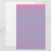 Bewerkbaar Paarse decoratief gevoerd briefpapier (Voorkant / Achterkant)